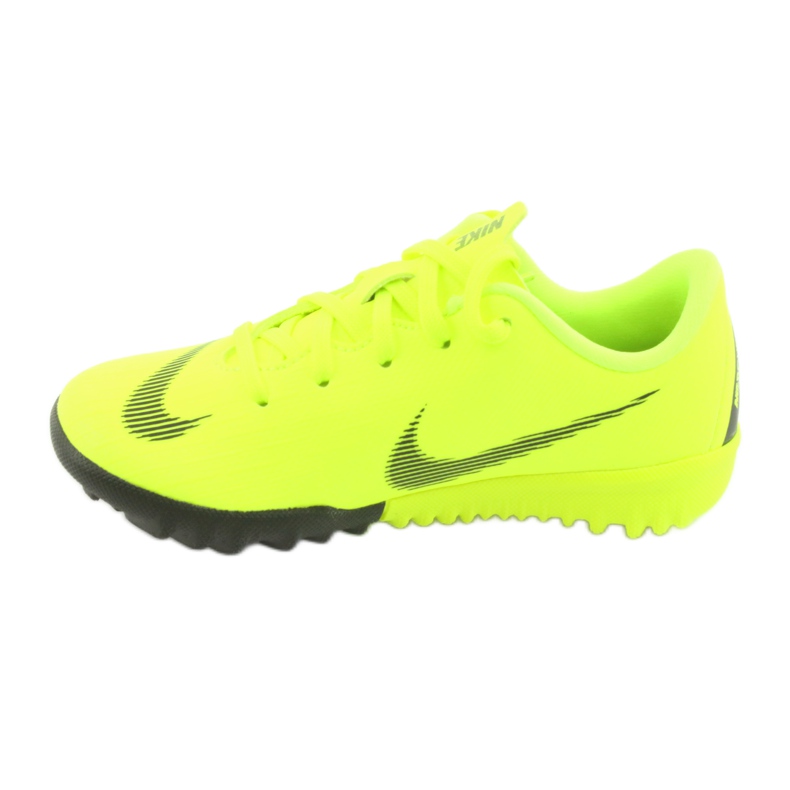Nike Mercurial VaporX 12 Academy Tf Jr AH7353-701 futballcipő sárga 2