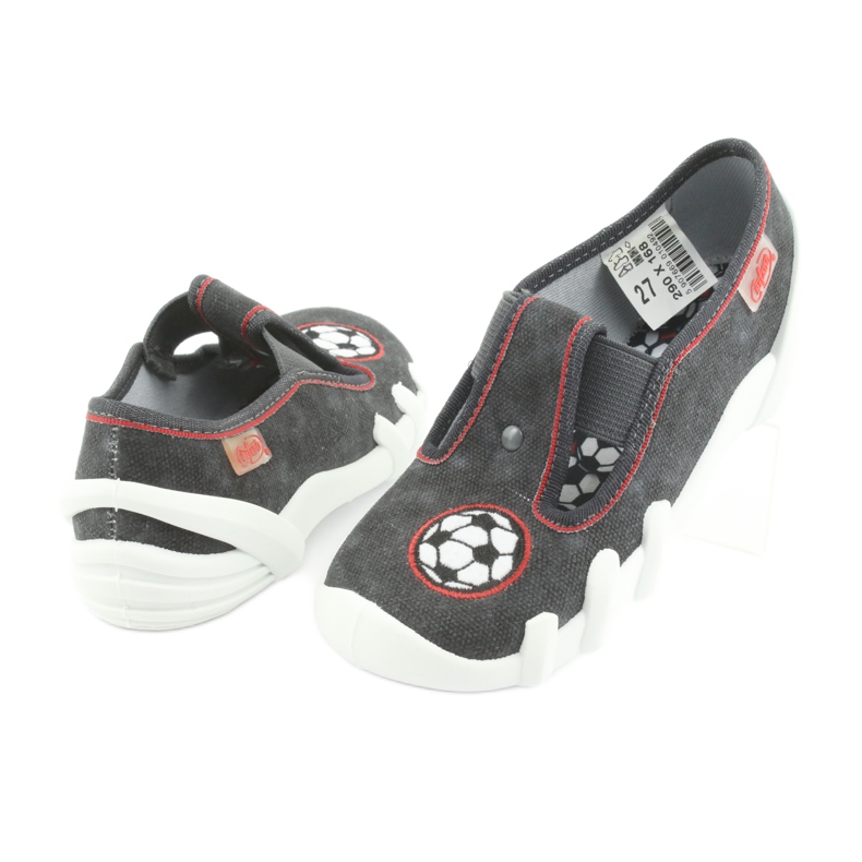 Befado gyermekcipő 290X168 piros szürke 3