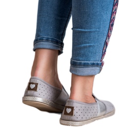 Mckeylor Velúr Slipons szürke 2