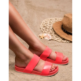 Laura Mode Korall gumi papucs piros 2 Laura Mode Korall gumi papucs piros 2