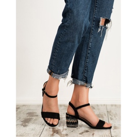 SDS Szandál a bárban fekete 1