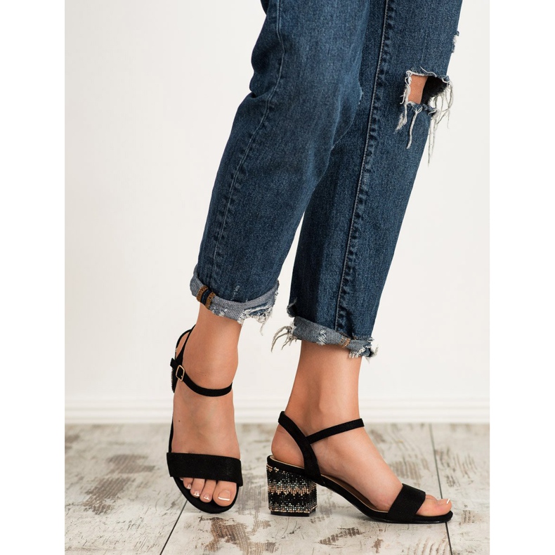 SDS Szandál a bárban fekete 1