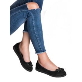 Comer Velúr balerinák fekete 2