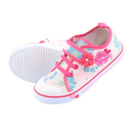 American Club Sneakers Mouth amerikai bőr talpbetét fehér barna rózsaszín 5