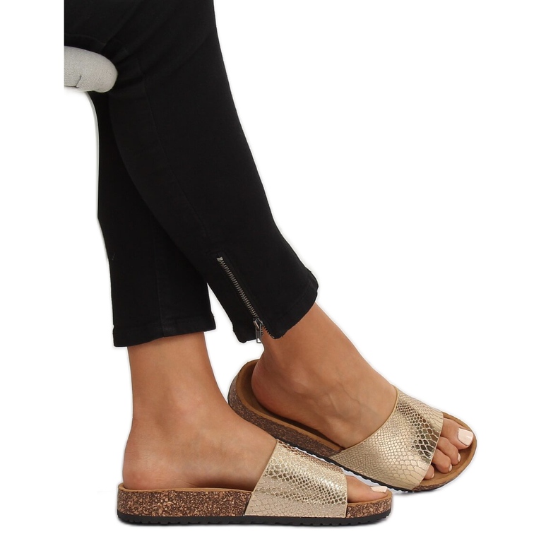 Női arany papucs PK44491 Gold aranysárga 2 Női arany papucs PK44491 Gold aranysárga 2