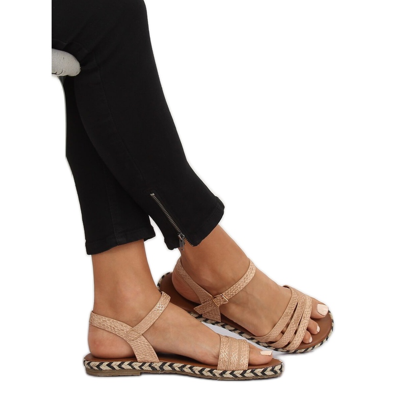 Pezsgő női szandál M531 Champagne sokszínű rózsaszín 2