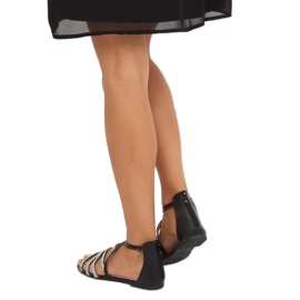 Fekete női szandál LL6339 Fekete 1