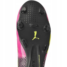 Puma evoSPEED 5.5 Tricks Fg M 10359601 futballcipő sárga, sárga, rózsaszín sárga 2