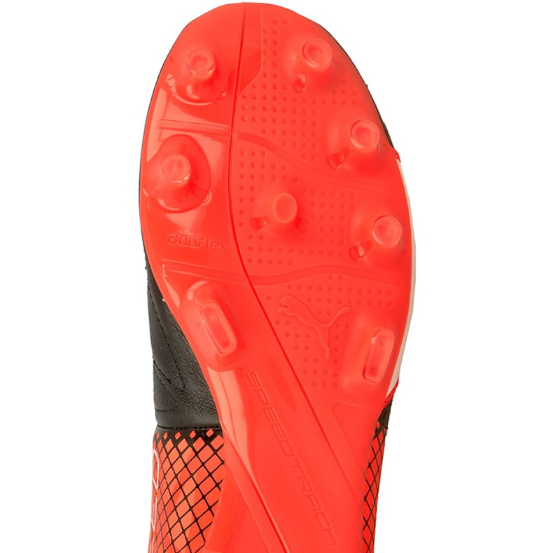 Futballcipő Puma evoSPEED 3.4 Tricks Bőr Fg M 10379401 kék, fehér, fekete sokszínű 1 Futballcipő Puma evoSPEED 3.4 Tricks Bőr Fg M 10379401 kék, fehér, fekete sokszínű 1