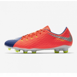 Nike Hypervenom Phelon Iii Fg M 852556-409 futballcipő fekete, lila, narancs narancssárga 1