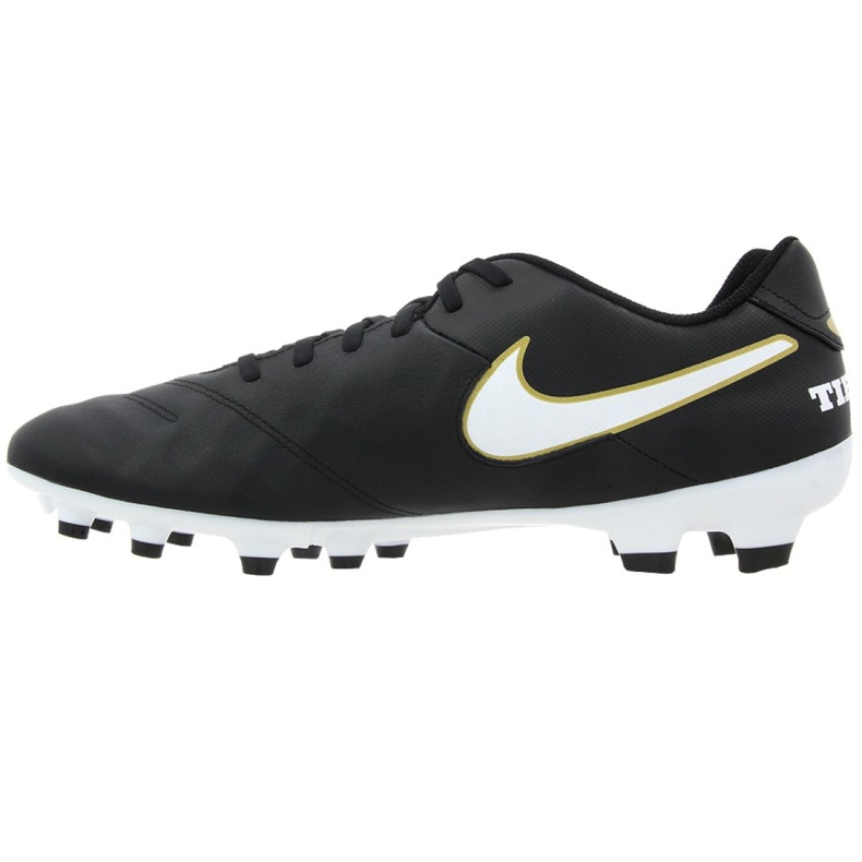 Nike Tiempo Genio Ii Leather Fg M 819213-010 futballcipő fekete fekete 1
