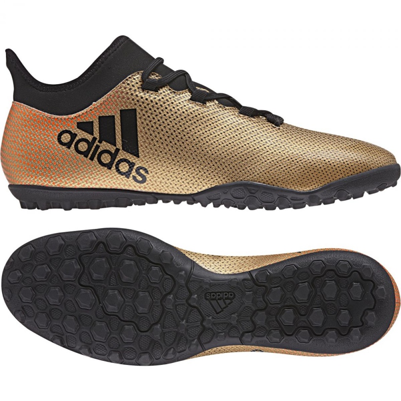 Adidas X Tango 17.3 Tf M CP9135 futballcipő sokszínű aranysárga 1