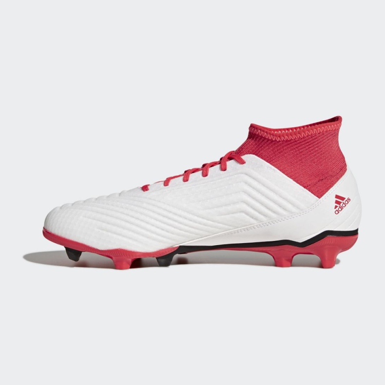 Adidas Predator 18.3 Fg M CM7667 futballcipő fehér fehér 1