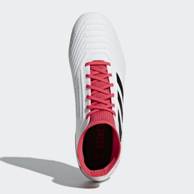 Adidas Predator 18.3 Fg M CM7667 futballcipő fehér fehér 2