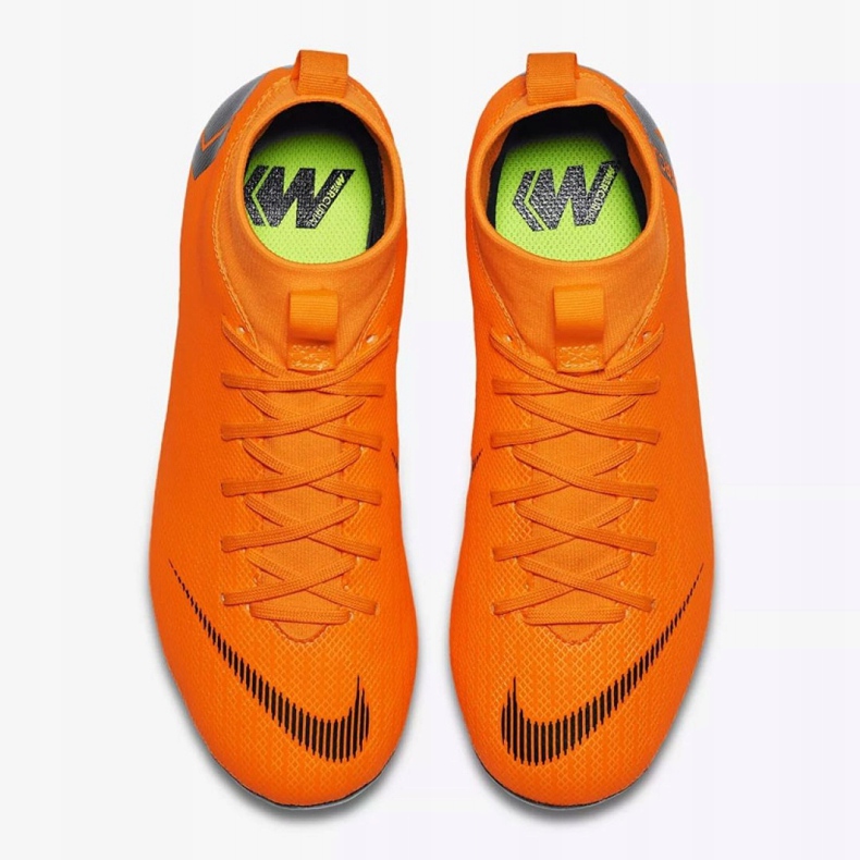 Nike Mercurial Superfly 6 Academy Gs Mg Jr AH7337-810 futballcipő sokszínű narancssárga 2