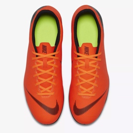 Nike Mercurial Vapor 12 Club M AH7378-810 focicipő piros sokszínű 2