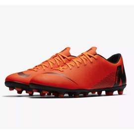 Nike Mercurial Vapor 12 Club M AH7378-810 focicipő piros sokszínű 3