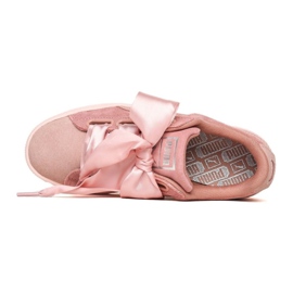 Puma Suede Heart Pebble W 365210 01 rózsaszín 2