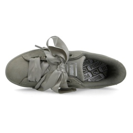 Puma Suede Heart Pebble W 365210 02 zöld 2