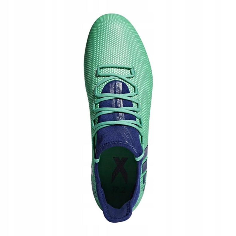 Adidas X 17.2 Fg M CP9189 futballcipő sokszínű zöld 2