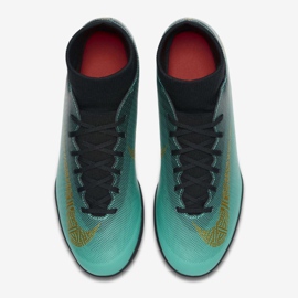 Nike Mercurialx 6 Club CR7 Tf AJ3570-390 focicipő kék kék 1