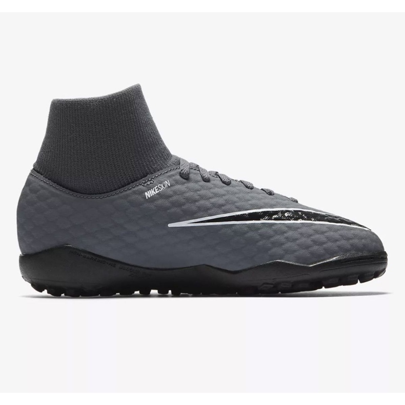 Futballcipők Nike Hypervenom PhantomX 3 Academy Df Tf Jr AH7293-081-S szürke szürke 1