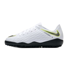 Nike Hypervenom 3 Academy Tf Jr AJ3797-107 futballcipő fehér fehér 1