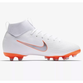 Nike Mercurial Superfly 6 Academy Gs Mg Jr AH7337-107 futballcipő sokszínű fehér 1