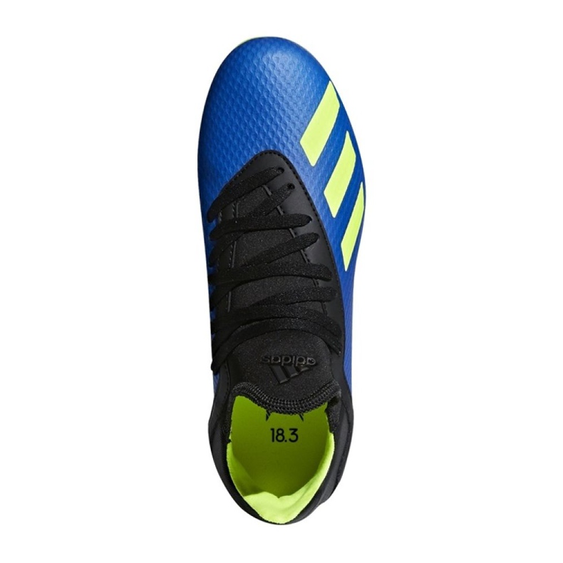 Adidas X 18.3 Fg Jr DB2416 futballcipő sötétkék kék 1