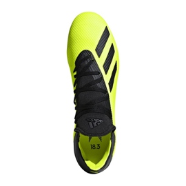 Adidas X 18.3 Sg M AQ0710 futballcipő sárga sárga 1