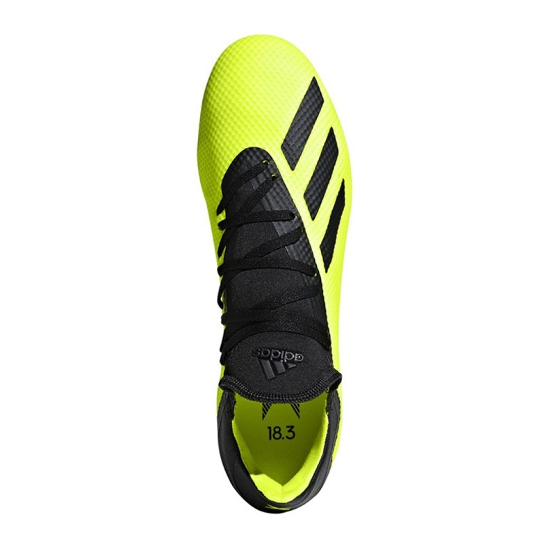 Adidas X 18.3 Sg M AQ0710 futballcipő sárga sárga 1