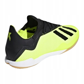Adidas X Tango 18.3 In M DB2441 futballcipő sárga sárga 2