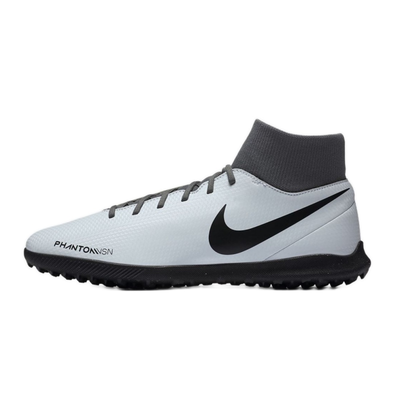 Nike Phantom Vsn Club Df Tf AO3273-060 futballcipő fehér szürke 1