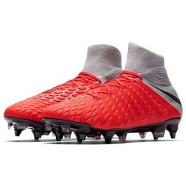 Nike Hypervenom 3 Elite Df Sg Pro Ac M AJ3812-600 futballcipő piros piros 2 Nike Hypervenom 3 Elite Df Sg Pro Ac M AJ3812-600 futballcipő piros piros 2