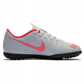 Nike Mercurial VaporX 12 club Tf Gs Jr AH7355-060 futballcipő sokszínű fehér 1