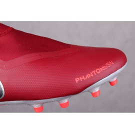 Nike Phantom Vsn Academy Df Fg M AO3258-606 futballcipő piros piros 1