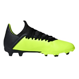 Adidas X 18.3 Fg Jr DB2418 futballcipő sokszínű zöld 1
