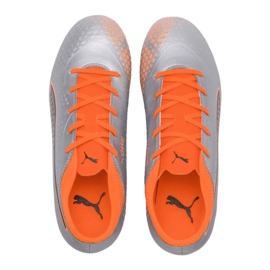 Puma One 4 Syn Fg Jr 104782 01 futballcipő sokszínű szürke 2