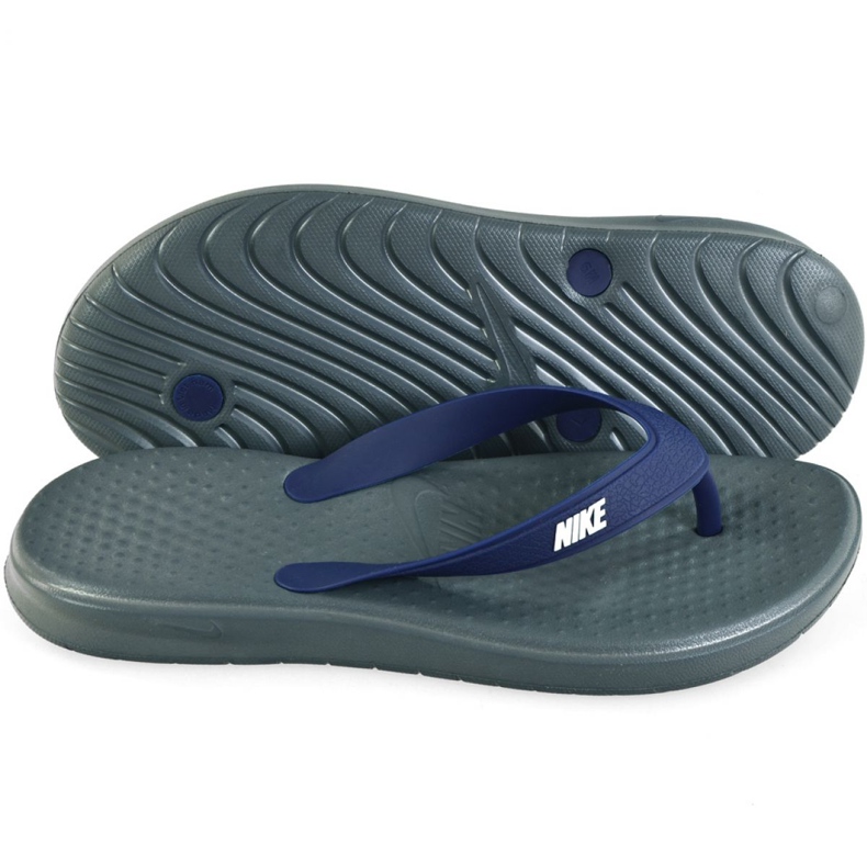 Nike Solay Thong M 882690 001 papucs szürke sötétkék 1 Nike Solay Thong M 882690 001 papucs szürke sötétkék 1