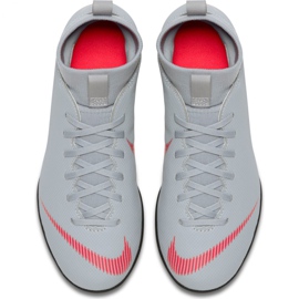 Nike Mercurial Superfly X 6 Club Tf Jr AH7345 060 futballcipő fehér 1