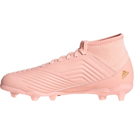 Adidas Predator 18.3 Fg Jr DB2317 futballcipő rózsaszín rózsaszín 1