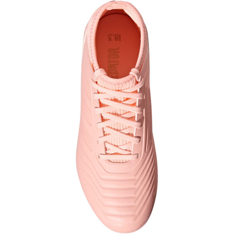 Adidas Predator 18.3 Fg Jr DB2317 futballcipő rózsaszín rózsaszín 2 Adidas Predator 18.3 Fg Jr DB2317 futballcipő rózsaszín rózsaszín 2