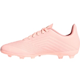 Adidas Predator 18.4 FxG Jr DB2322 futballcipő sokszínű rózsaszín 1