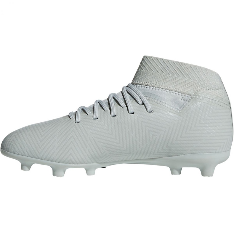 Az adidas Nemeziz 18.3 Fg Jr DB2353 futballcipő fehér fehér 2