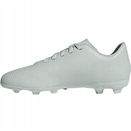 Az adidas Nemeziz 18.4 FxG Jr DB2356 futballcipő sokszínű fehér 2