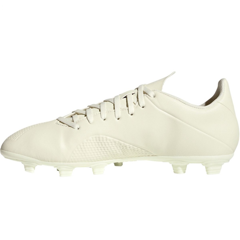 Adidas X 18.4 Fg M DB2187 futballcipő bézs fehér 1