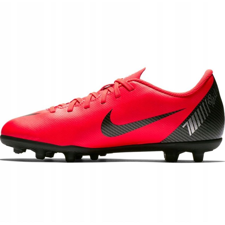 Nike Mercurial Vapor 12 Club Gs CR7 FG / MG Jr AJ3095-600 Futballcipő sokszínű piros 1