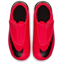 Nike Mercurial Vapor 12 Club Ps V CR7 Mg Jr AJ3096-600 sokszínű piros 2