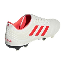 Adidas Copa 19.3 Fg M BB9187 futballcipő fehér fehér 1