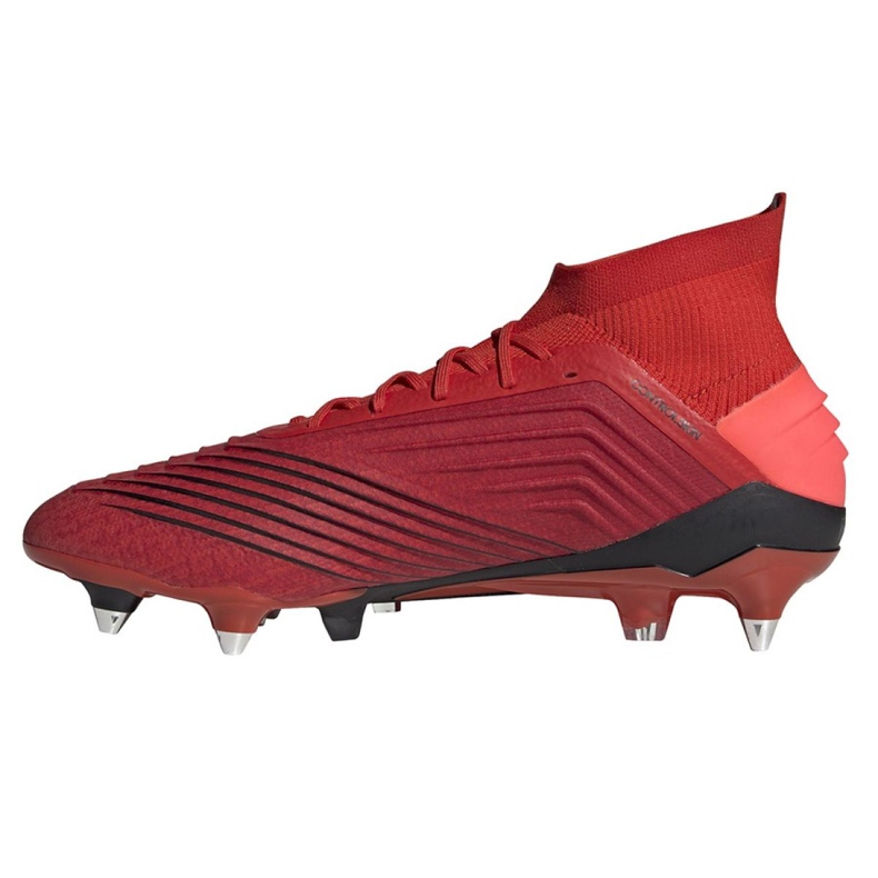 Adidas Predator 19.1 Sg M D98054 futballcipő piros piros 1